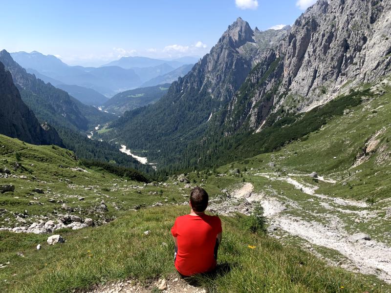 Trail running and exploring the mountains